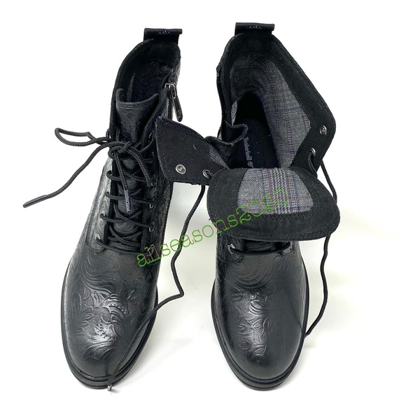 Timberland Sienna High Side ZIP Boot Emboss BlackW - Picture 11 of 13